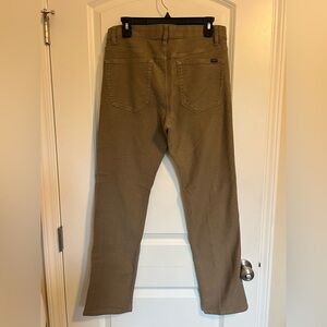 Jachs Men's khaki Straight Jeans with stretch waist band